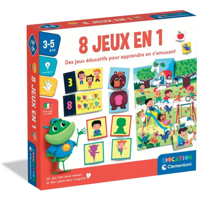 Clementoni L'Alphabet Et Les Mots|8 jeux en 1