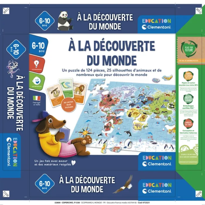 Clementoni La Géographie Et La Nature|À la découverte du monde