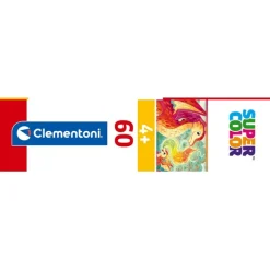 Clementoni Cartes|Illustrations|A Dragon Family - 60 pièces