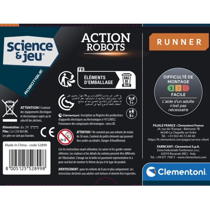 Clementoni Robot|Action Robot - Runner