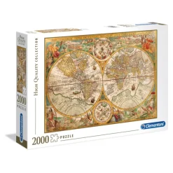Clementoni Football|Vintage|Ancient map - 2000 pièces