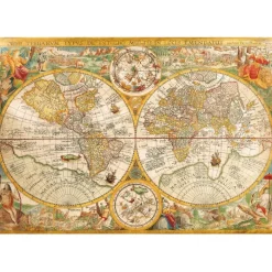 Clementoni Football|Vintage|Ancient map - 2000 pièces