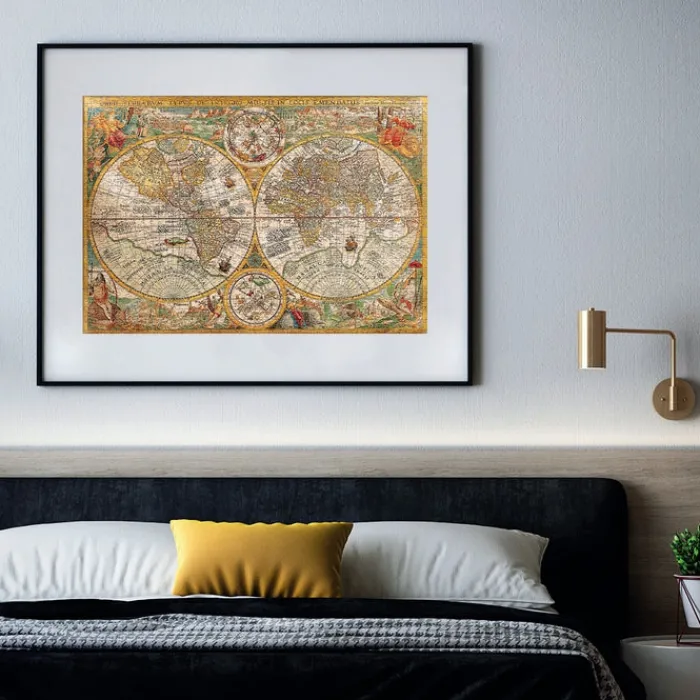 Clementoni Football|Vintage|Ancient map - 2000 pièces