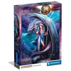 Clementoni Football|Vintage|Anne Stokes - Dragon Mage - 1000 pièces