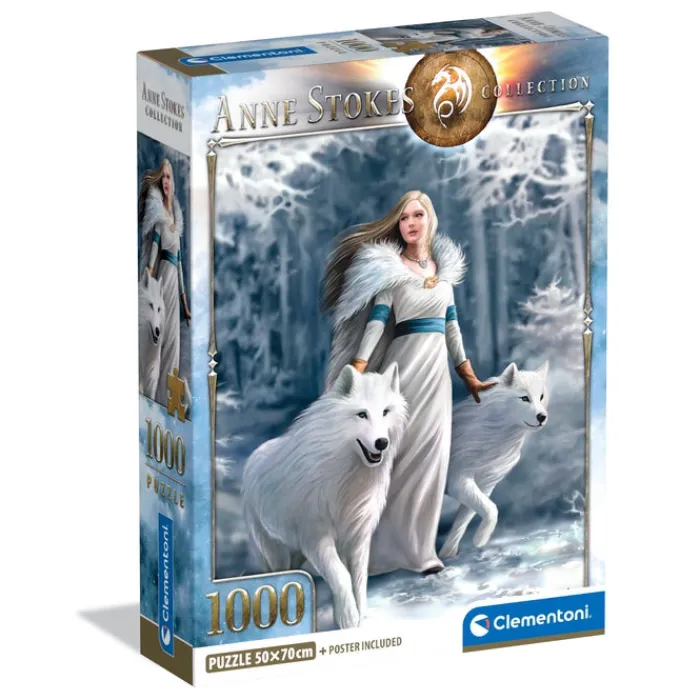 Clementoni Football|Vintage|Anne Stokes - Winter Guardians - 1000 pièces