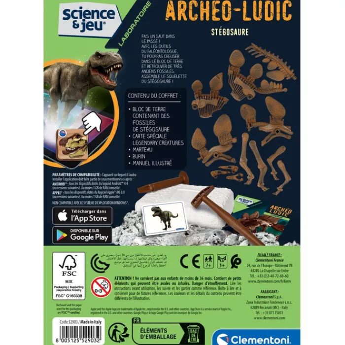 Clementoni Dinosaures|Archéo Ludic - Stégosaure