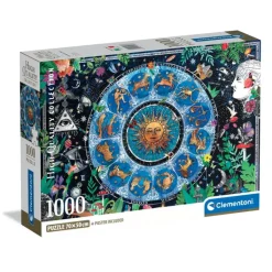 Clementoni Football|Vintage|Astrological Chart - 1000 pièces