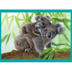 Clementoni Cartes|Animaux|Baby Cuddles - 1x12 + 1x16 + 1x20 + 1x24 pièces
