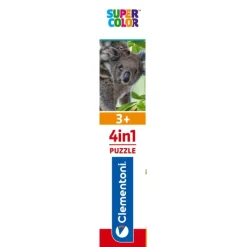 Clementoni Cartes|Animaux|Baby Cuddles - 1x12 + 1x16 + 1x20 + 1x24 pièces
