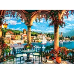 Clementoni Football|Vintage|Balcony View Of Lake Como - 1000 pièces