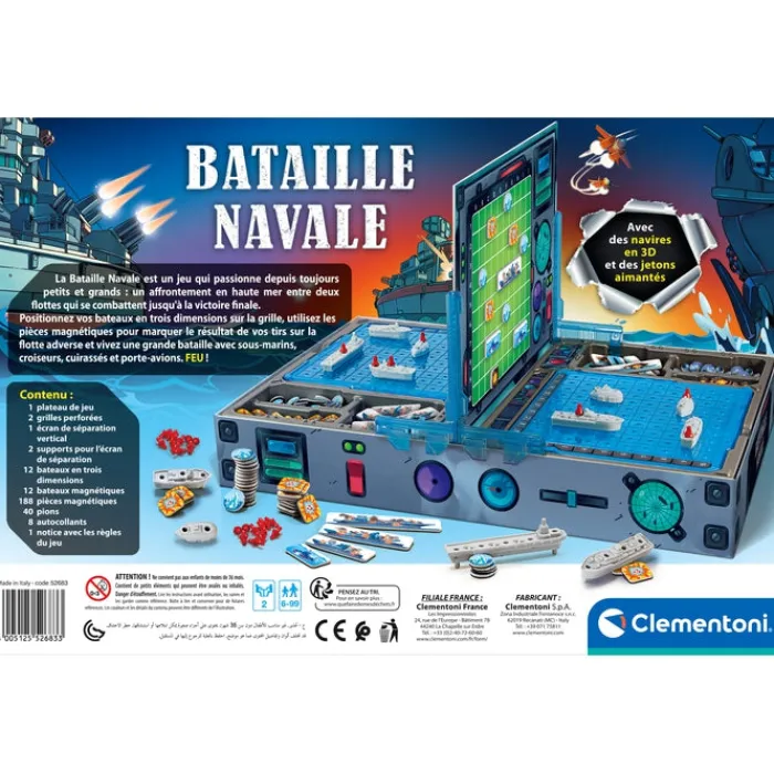 Clementoni Jeux Classiques|Bataille navale
