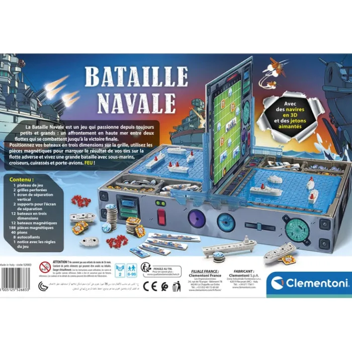 Clementoni Jeux Classiques|Bataille navale