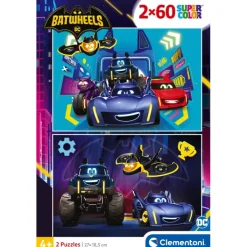 Clementoni Cartes|Autres Personnages|Batwheels - 60 pièces