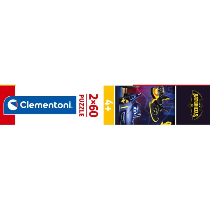 Clementoni Cartes|Autres Personnages|Batwheels - 60 pièces