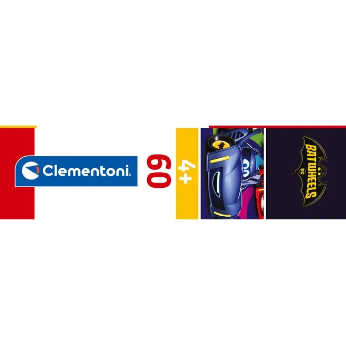 Clementoni Cartes|Autres Personnages|Batwheels - 60 pièces