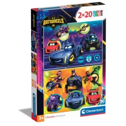 Clementoni Cartes|Autres Personnages|Batwheels - 2x20 pièces