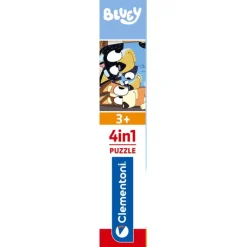 Clementoni Cartes|Autres Personnages|Bluey - 1x12 + 1x16 + 1x20 + 1x24 pièces