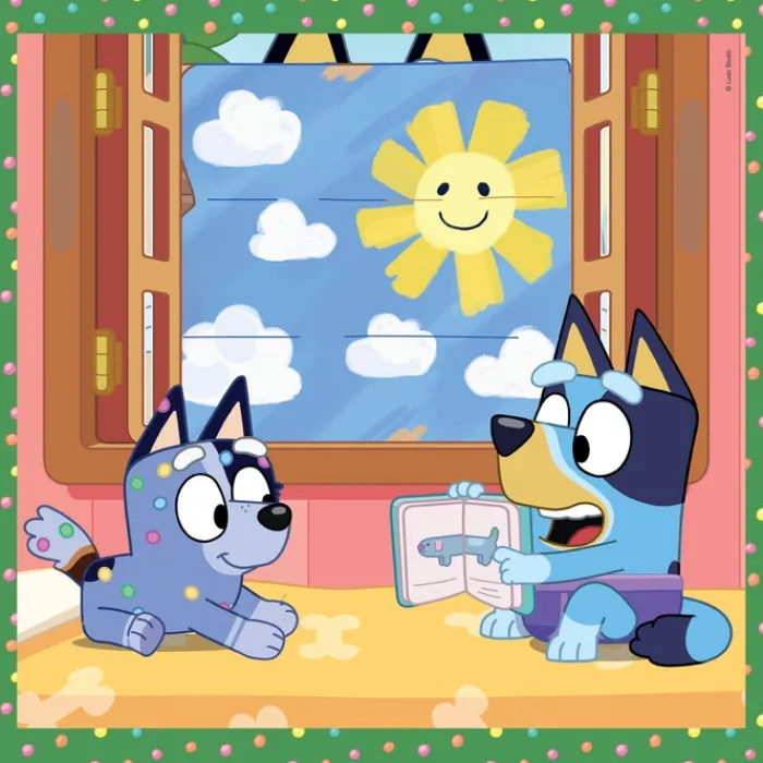 Clementoni Cartes|Autres Personnages|Bluey - 3x48 pièces