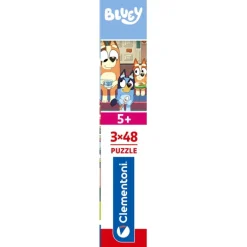 Clementoni Cartes|Autres Personnages|Bluey - 3x48 pièces