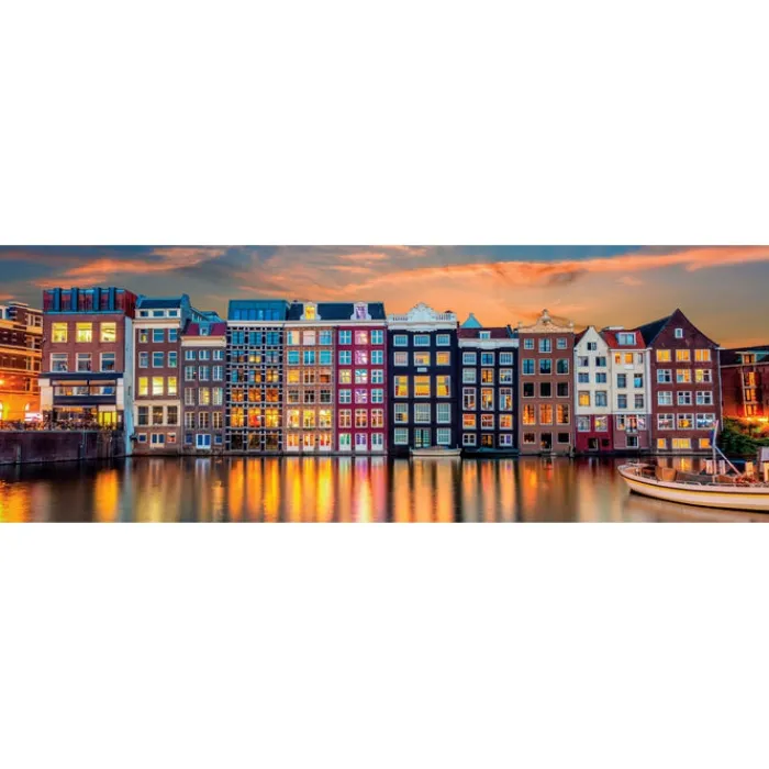 Clementoni Football|Vintage|Bright Amsterdam - 1000 pièces