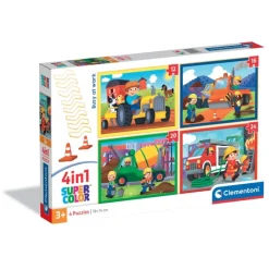 Clementoni Cartes|Illustrations|Busy At Work - 1x12 + 1x16 + 1x20 + 1x24 pièces