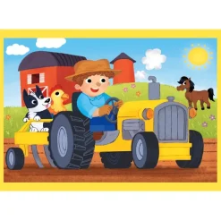 Clementoni Cartes|Illustrations|Busy At Work - 1x12 + 1x16 + 1x20 + 1x24 pièces