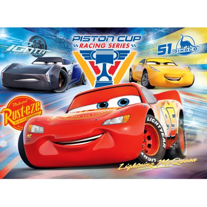 Clementoni Cartes|Personnages Disney|Cars - 104 pièces