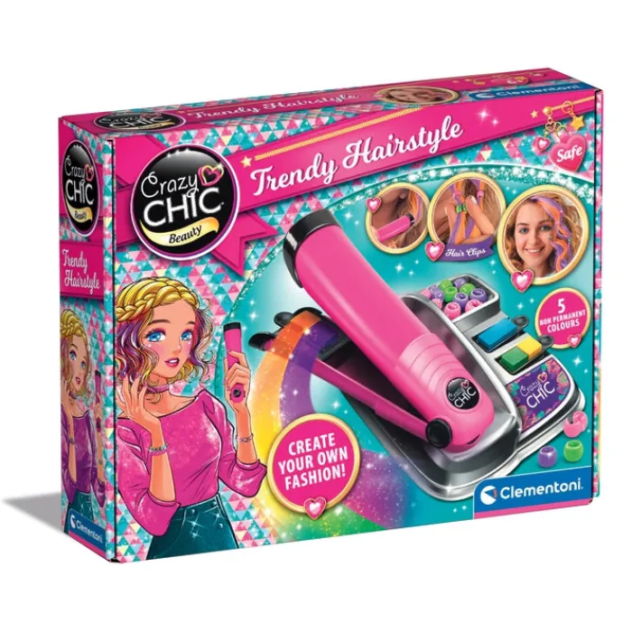 Clementoni Beauté Et Maquillage|Cheveux multicolores - Trendy hairstyle