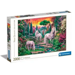 Clementoni Fantastique|Cartes|Classical Garden Unicorns - 2000 pièces