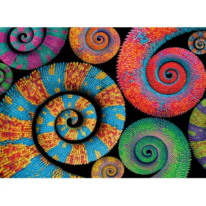 Clementoni Color Boom|Football|Colorboom Curly Tails - 500 pièces