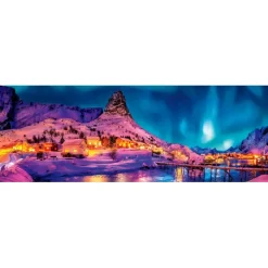 Clementoni Football|Vintage|Colourful night over Lofoten Islands - 1000 pièces