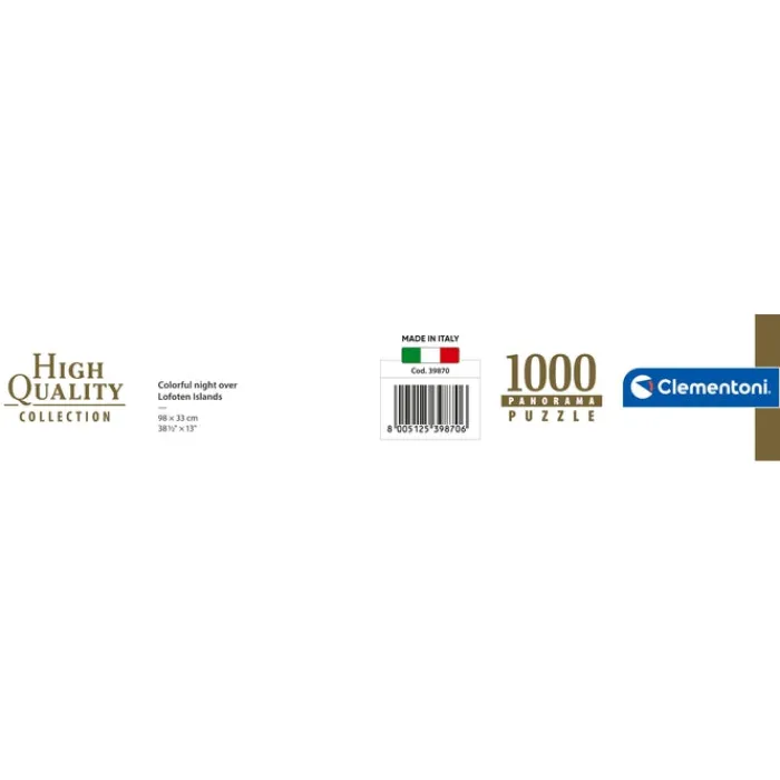 Clementoni Football|Vintage|Colourful night over Lofoten Islands - 1000 pièces
