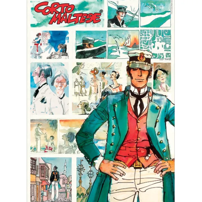 Clementoni Football|Vintage|Corto Maltese - 1000 pièces