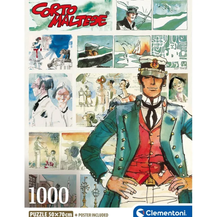 Clementoni Football|Vintage|Corto Maltese - 1000 pièces