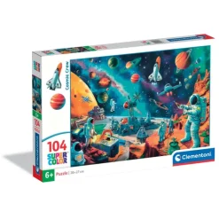 Clementoni Cartes|Illustrations|Cosmic Crew - 104 pièces