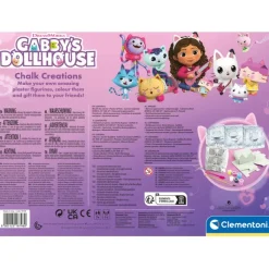 Clementoni Jeux Créatifs|Créations en plâtre - Gabby et la maison magique