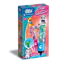 Clementoni Jeux Créatifs|Crée tes fluos - Sweet Pets