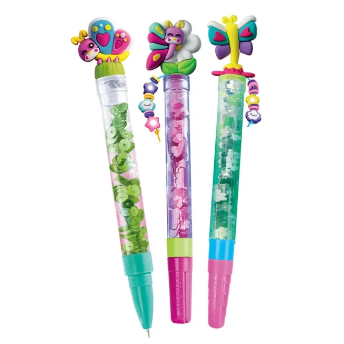 Clementoni Jeux Créatifs|Crée tes stylos - Butterflies