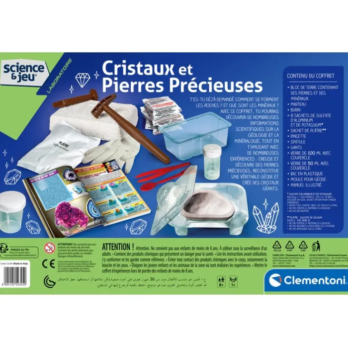 Clementoni Science Classique|Cristaux et pierres précieuses