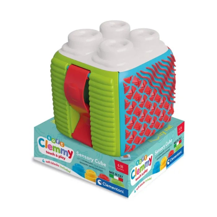 Clementoni Cubes Souples Clemmy|Cube sensoriel Clemmy