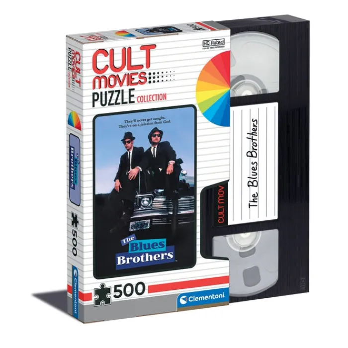 Clementoni Football|Vintage|Cult Movies Blues Brothers - 500 pièces