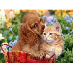 Clementoni Cartes|Animaux|Cute Friends - 104 pièces