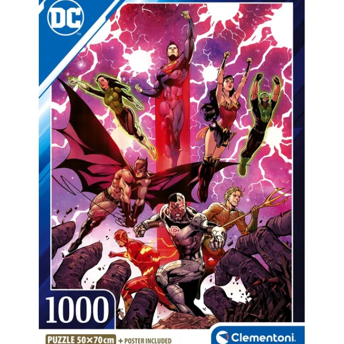 Clementoni Football|Autres Personnages|Dc Comics - 1000 pièces