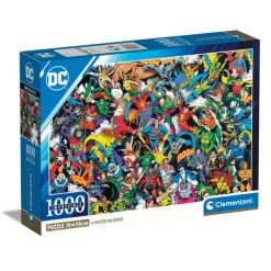 Clementoni Football|Vintage|Dc Comics - 1000 pièces