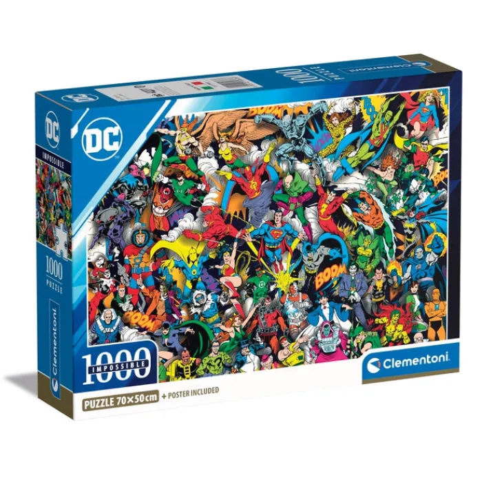Clementoni Football|Vintage|Dc Comics - 1000 pièces