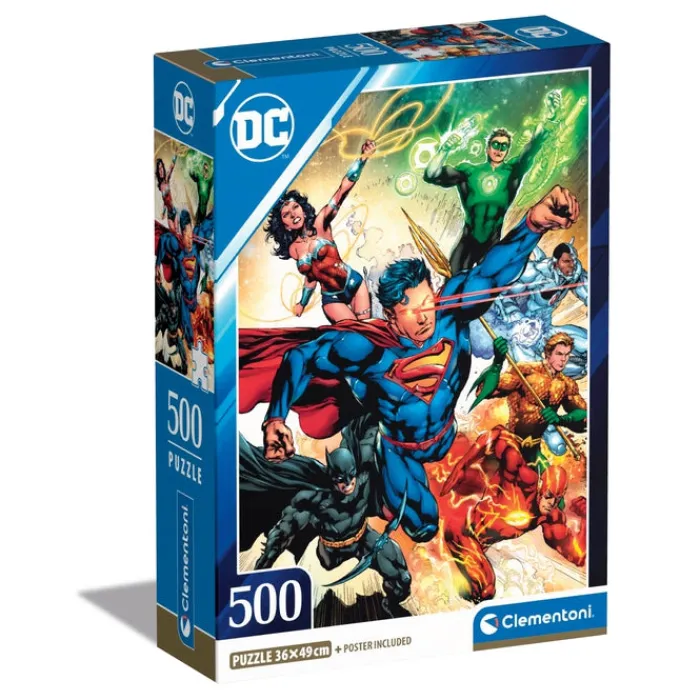 Clementoni Football|Autres Personnages|Dc Comics - 500 pièces