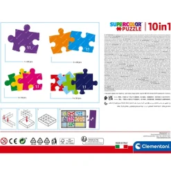 Clementoni Cartes|Dc Comics - 1x60 + 2x48 + 4x30 + 3x18 pièces