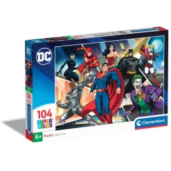 Clementoni Cartes|Dc Comics Justice League - 104 pièces