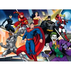 Clementoni Cartes|Dc Comics Justice League - 104 pièces