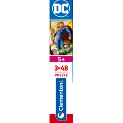 Clementoni Cartes|Vintage|Dc Comics Justice League - 3x48 pièces